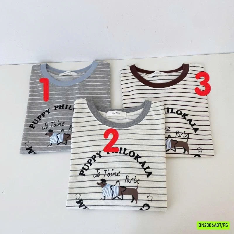 ÁO THUN KẺ CÚN CON