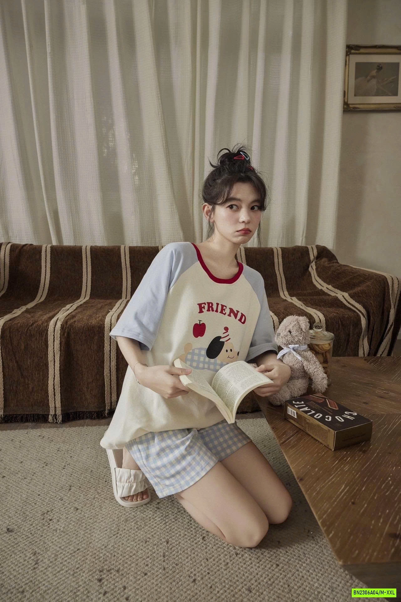 BỘ MẶC NHÀ KUTE KÈM BRA