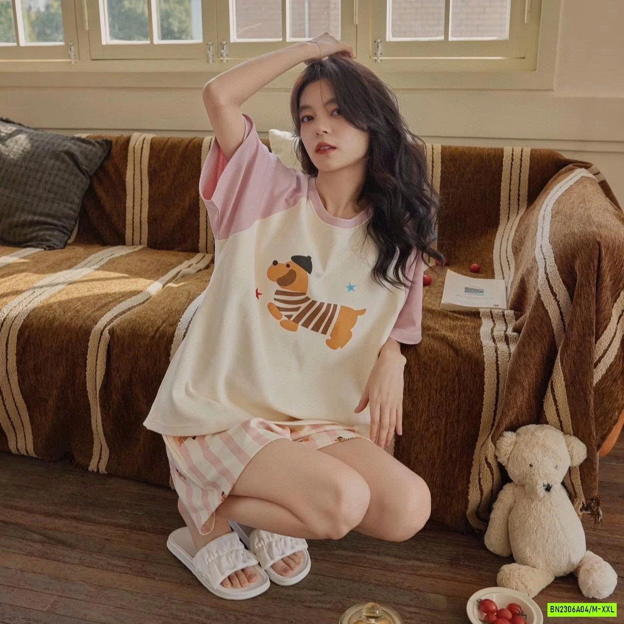 BỘ MẶC NHÀ KUTE KÈM BRA