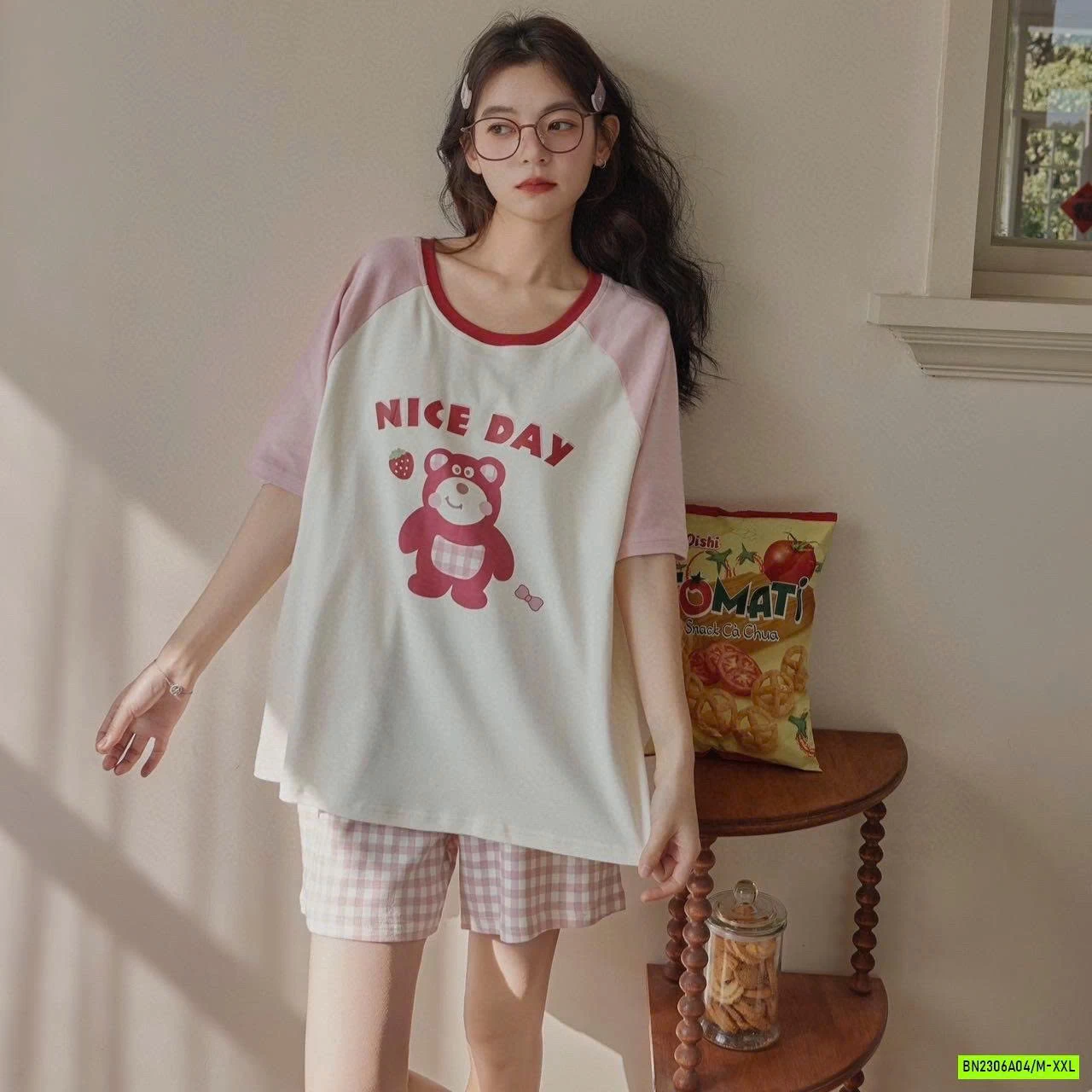 BỘ MẶC NHÀ KUTE KÈM BRA