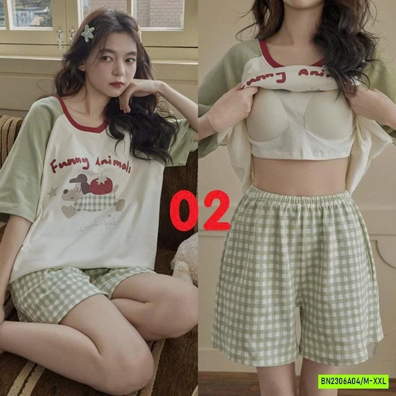 BỘ MẶC NHÀ KUTE KÈM BRA