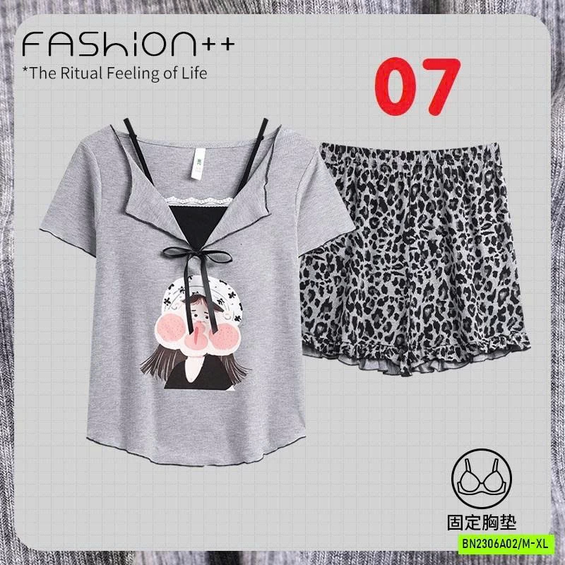 BỘ NGỦ THUN KÈM BRA