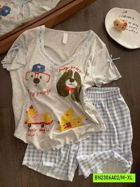 BỘ NGỦ THUN KÈM BRA