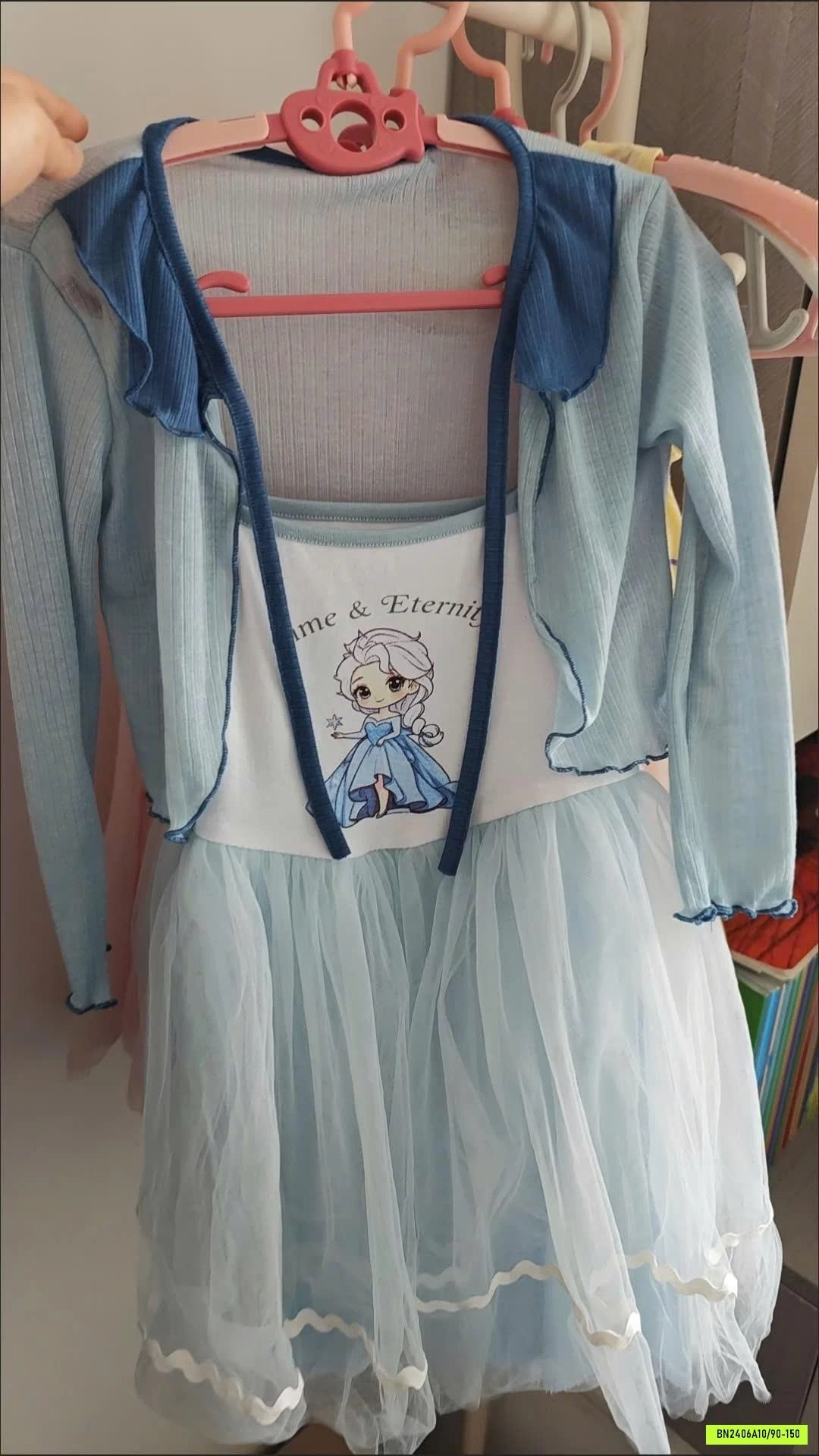 SÉT VÁY CÔNG CHÚA KÈM CARDIGAN