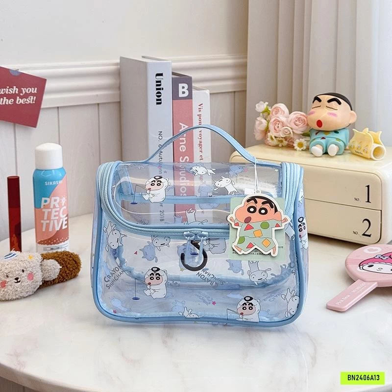 TÚI ĐỰNG MỸ PHẨM TRONG SUỐT HOẠT HÌNH