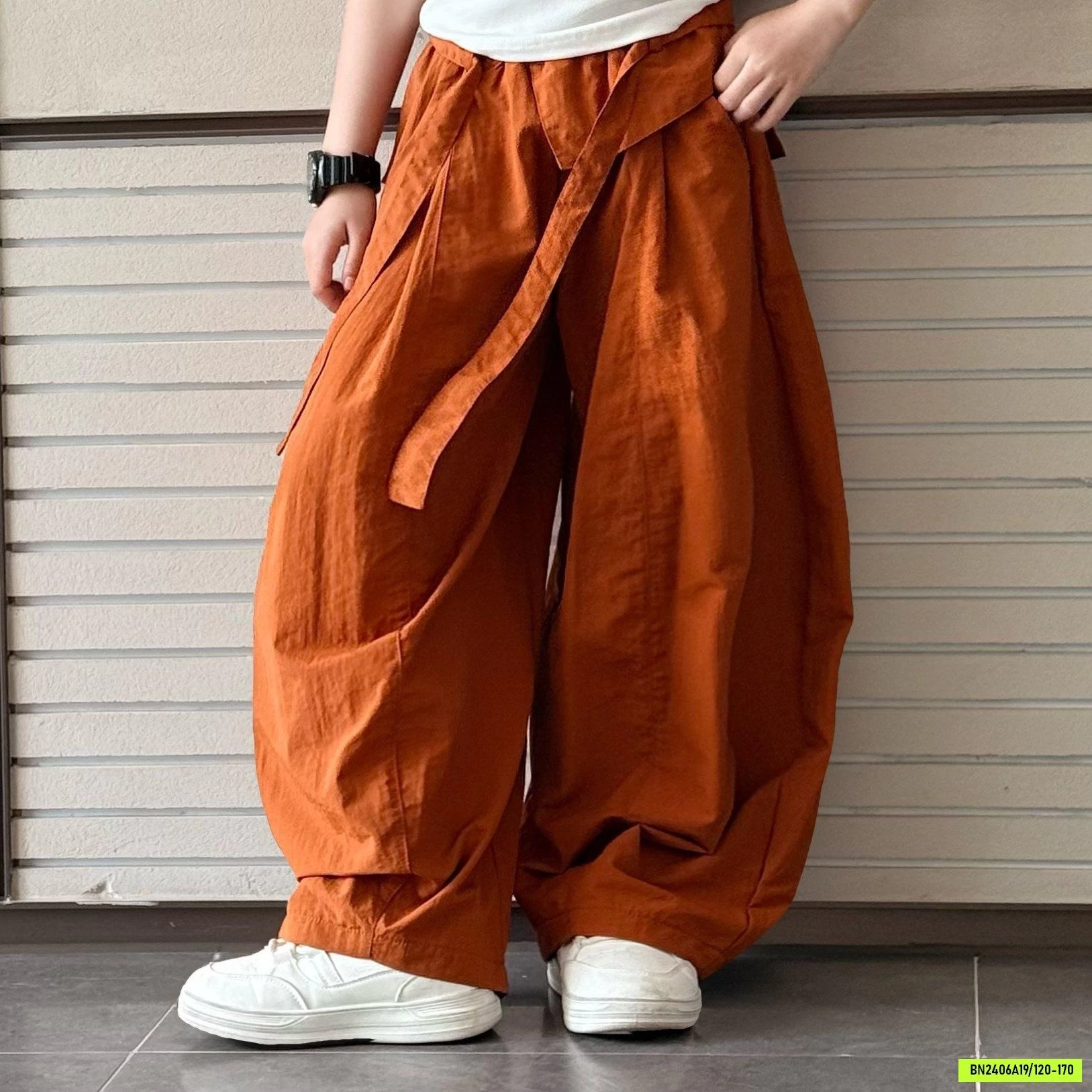 SÉT CROPTOP MIX QUẦN CAM