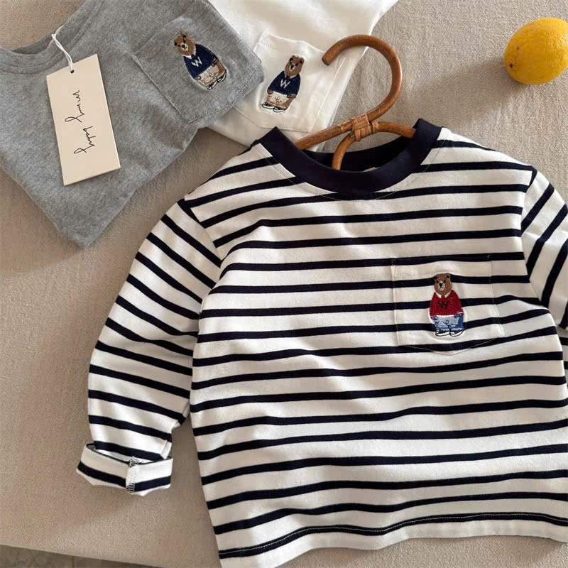 ÁO THU ĐÔNG GẤU CHO BÉ TRAI  MMY