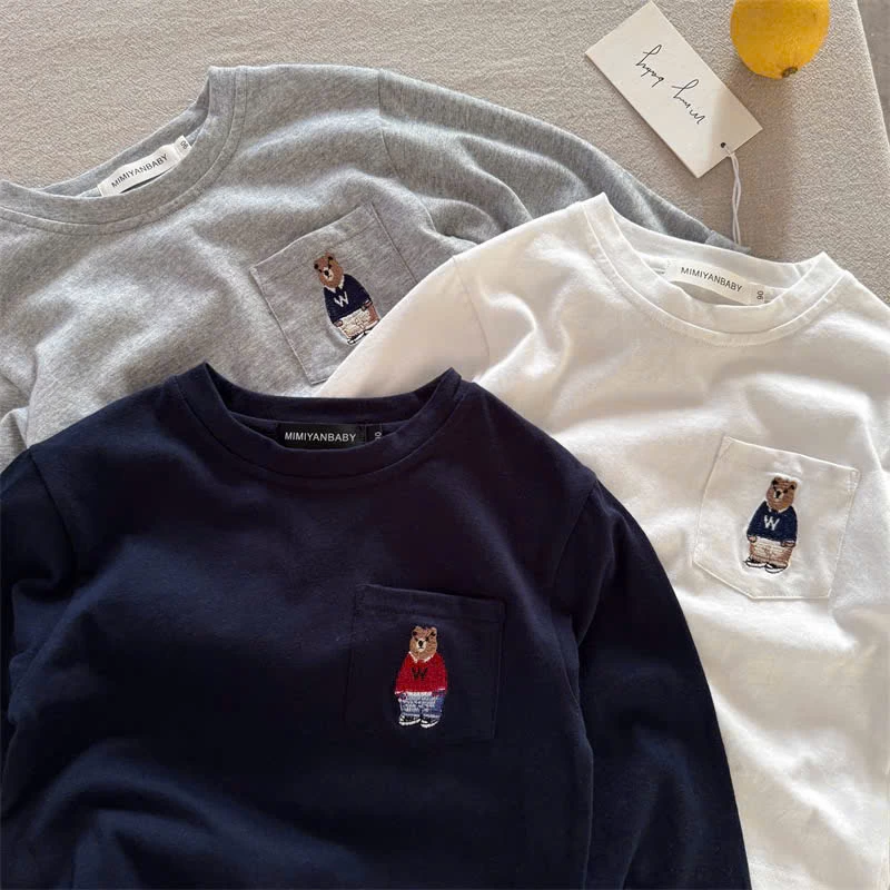 ÁO THU ĐÔNG GẤU CHO BÉ TRAI  MMY