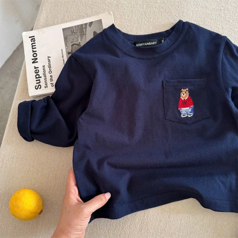 ÁO THU ĐÔNG GẤU CHO BÉ TRAI  MMY