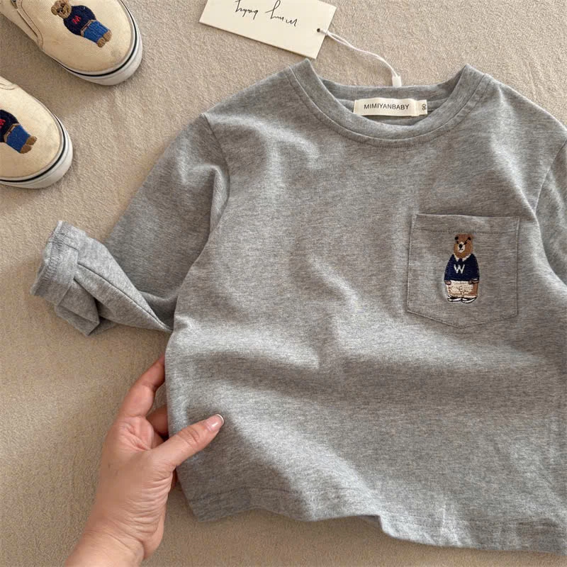 ÁO THU ĐÔNG GẤU CHO BÉ TRAI  MMY