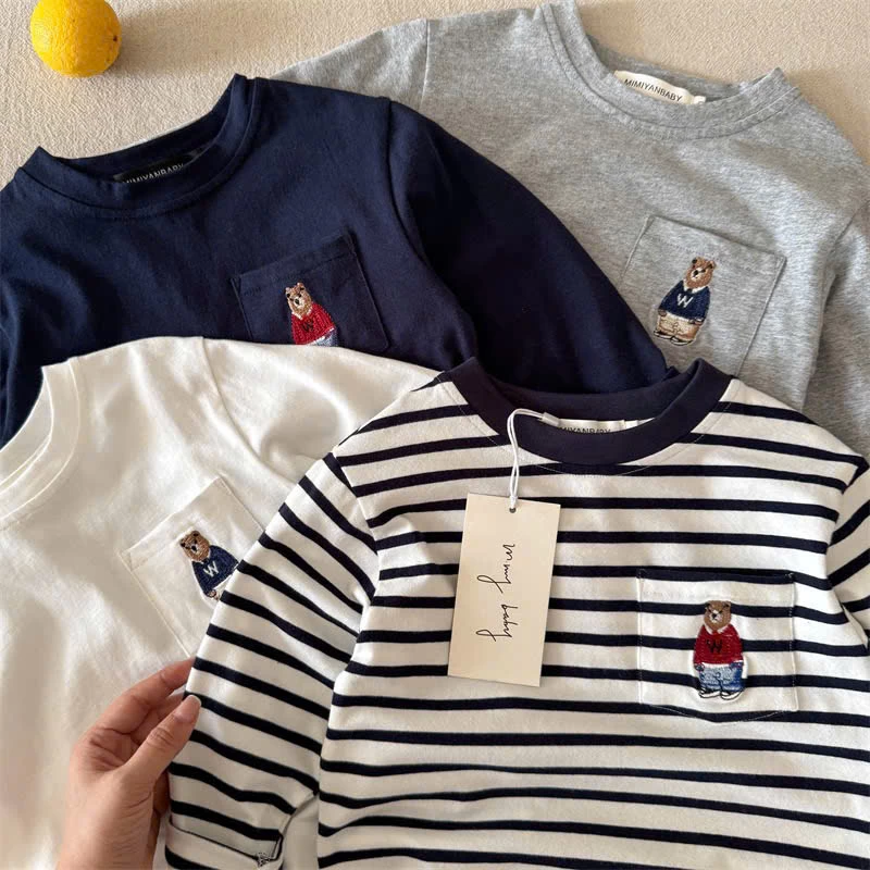 ÁO THU ĐÔNG GẤU CHO BÉ TRAI  MMY