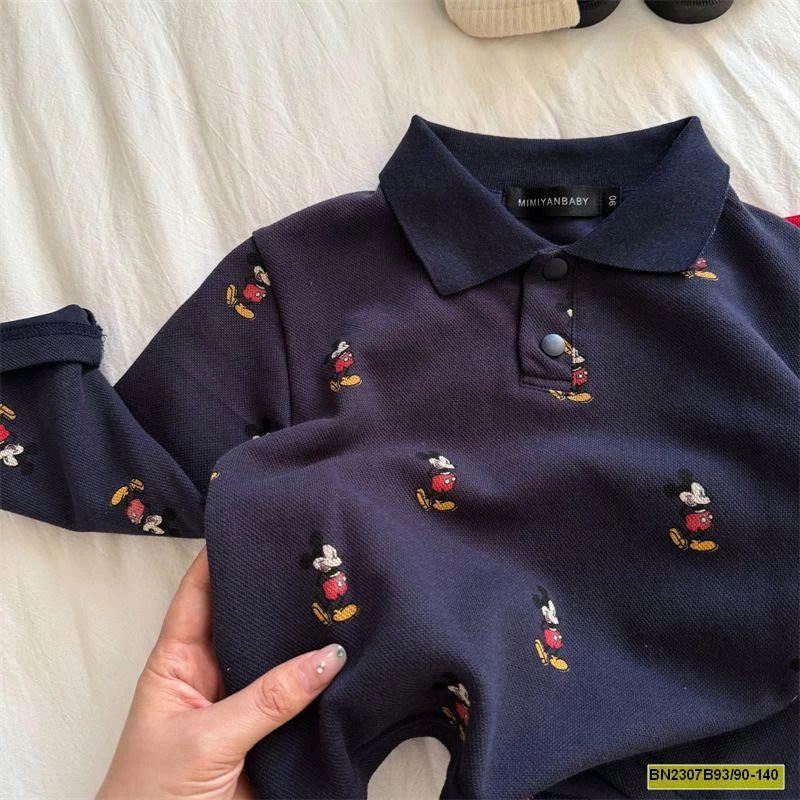 ÁO POLO DÀI TAY MICKEY MMY