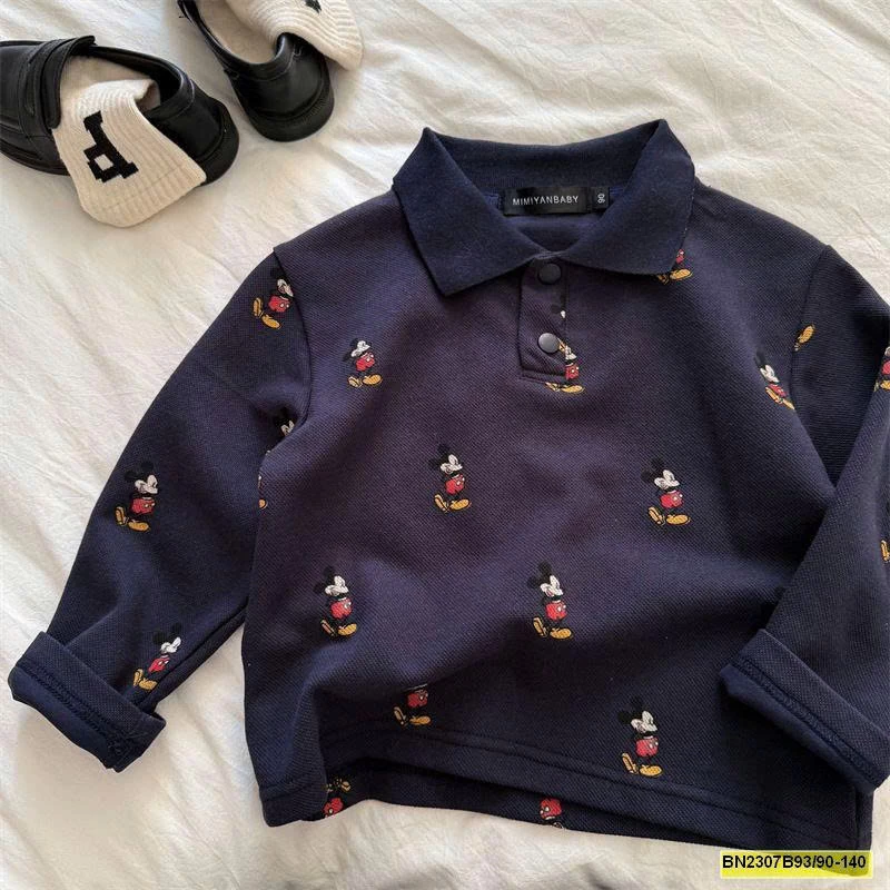 ÁO POLO DÀI TAY MICKEY MMY