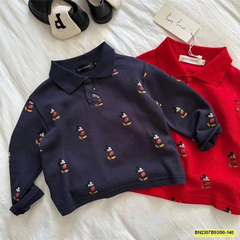 ÁO POLO DÀI TAY MICKEY MMY