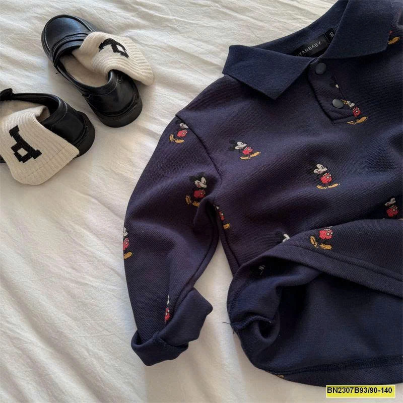 ÁO POLO DÀI TAY MICKEY MMY