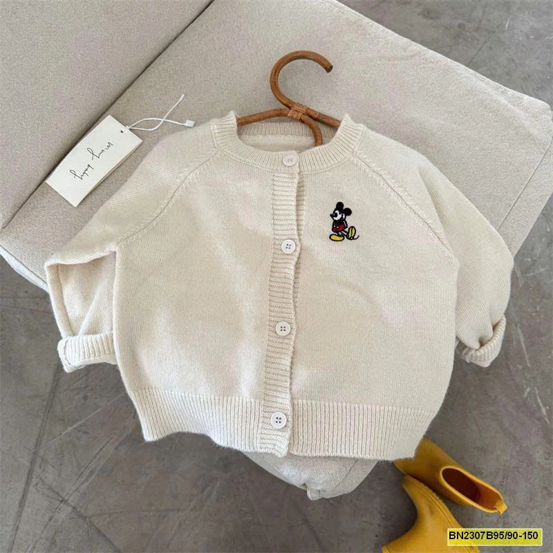 ÁO LEN LÔNG THỎ LOGO MICKEY