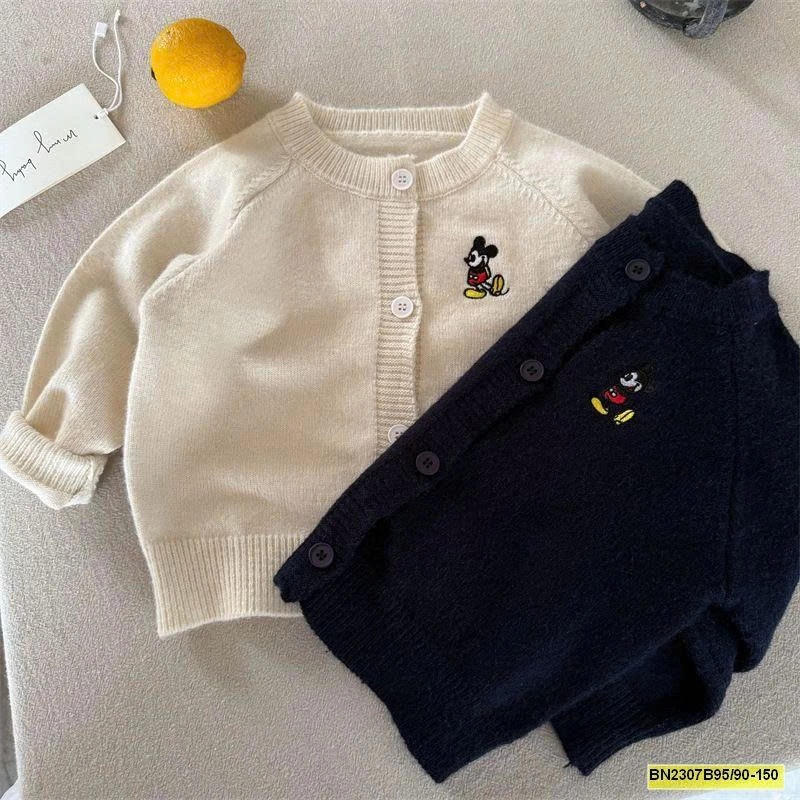 ÁO LEN LÔNG THỎ LOGO MICKEY