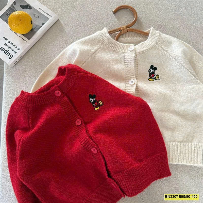 ÁO LEN LÔNG THỎ LOGO MICKEY