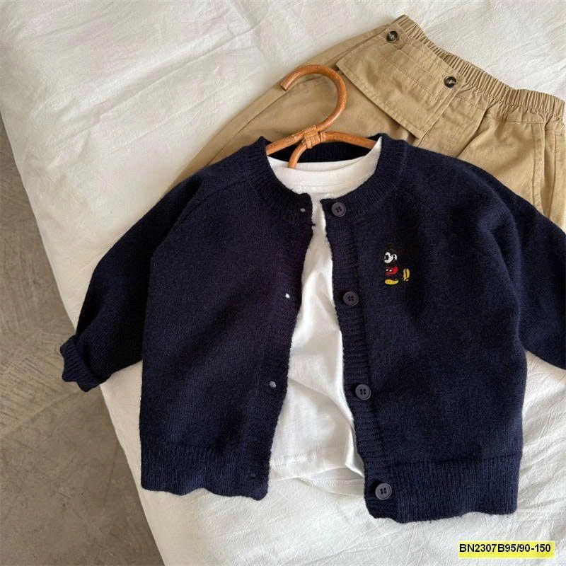 ÁO LEN LÔNG THỎ LOGO MICKEY