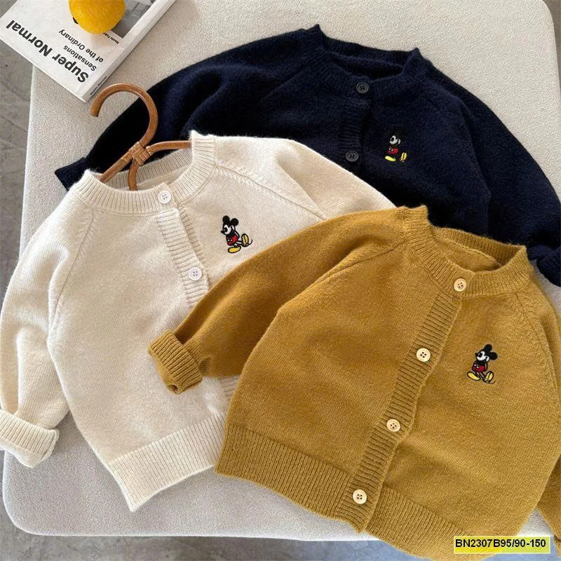 ÁO LEN LÔNG THỎ LOGO MICKEY