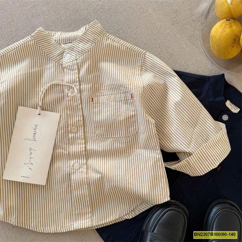 ÁO SƠ MI CỔ TÀU MMY