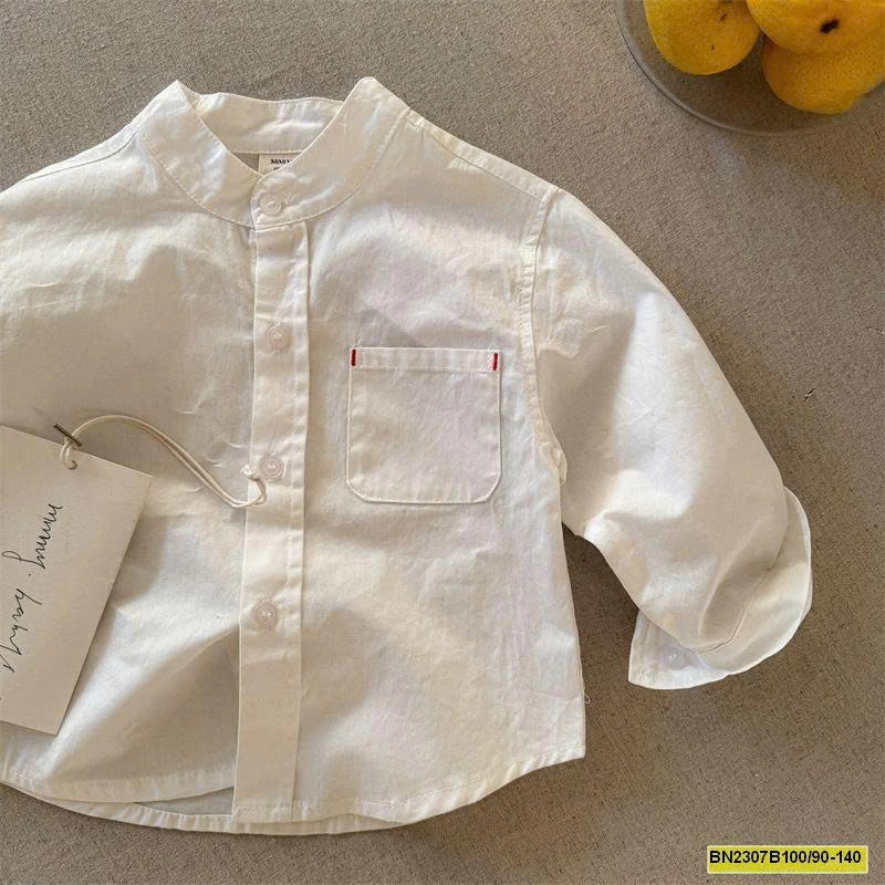 ÁO SƠ MI CỔ TÀU MMY