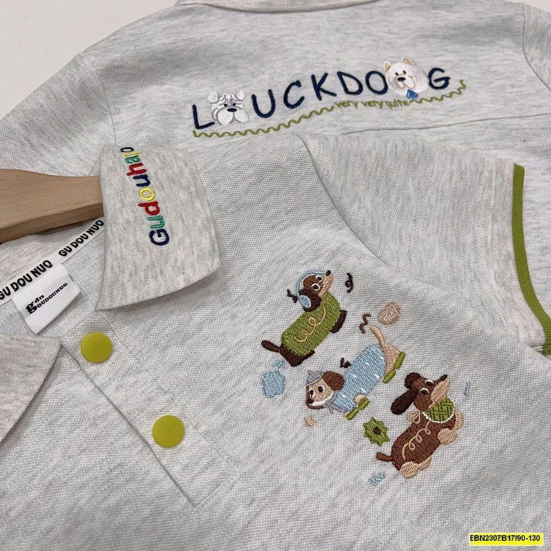 ÁO PHỐI CỔ SƠ MI WELLKIDS