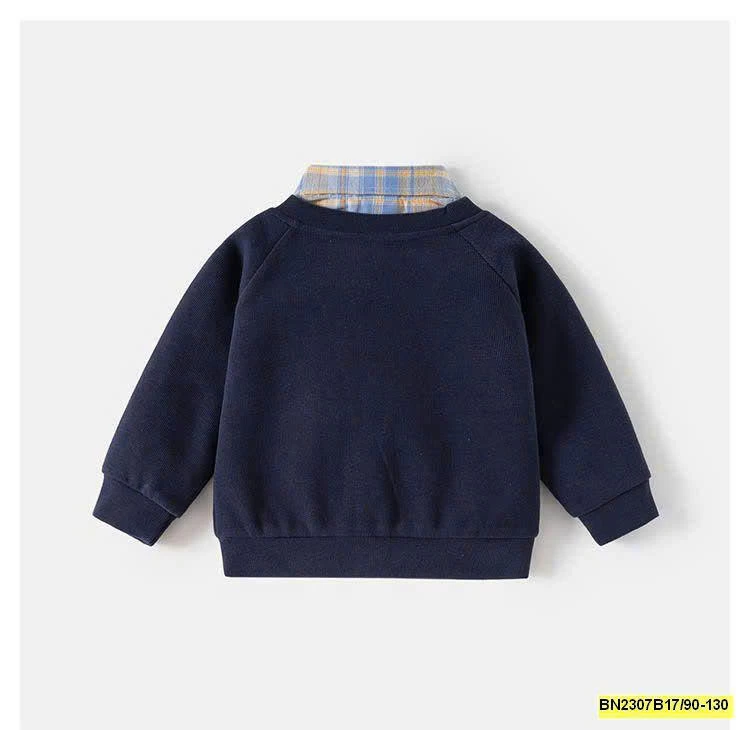 ÁO PHỐI CỔ SƠ MI WELLKIDS