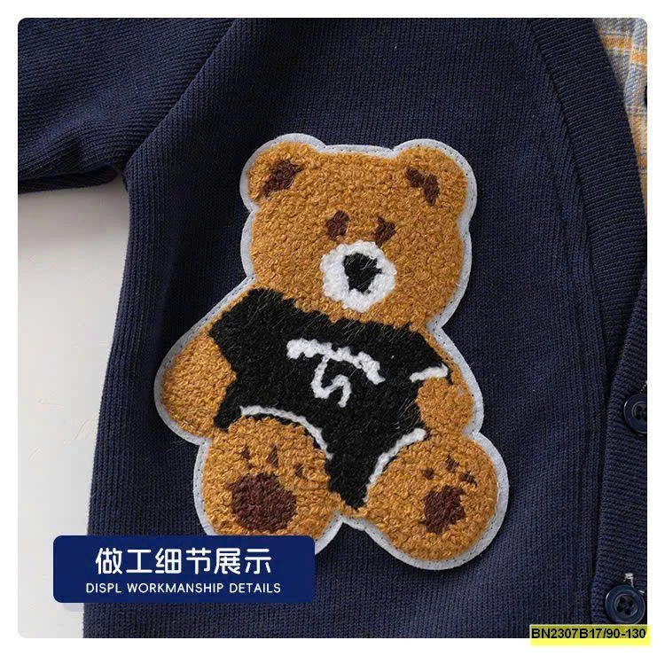 ÁO PHỐI CỔ SƠ MI WELLKIDS