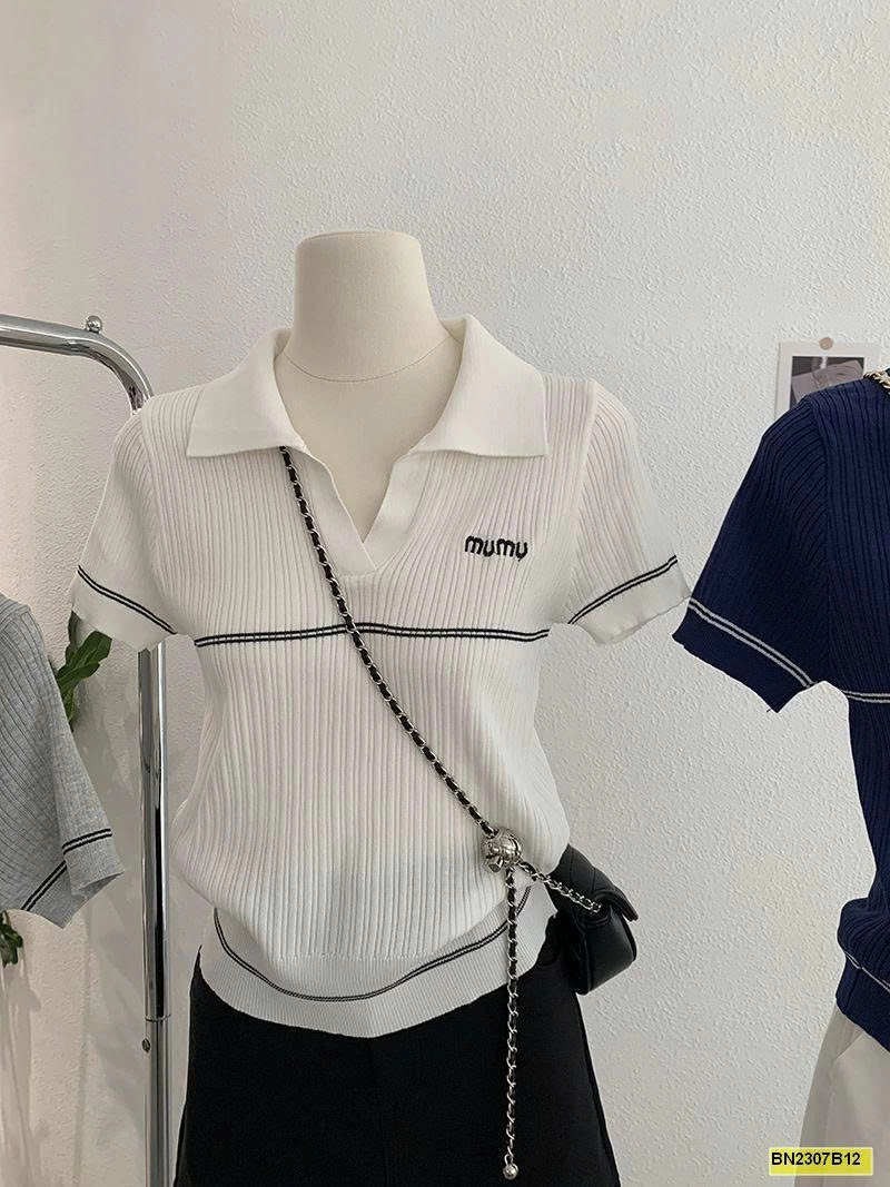 ÁO LEN THÊU CHỮ NGỰC