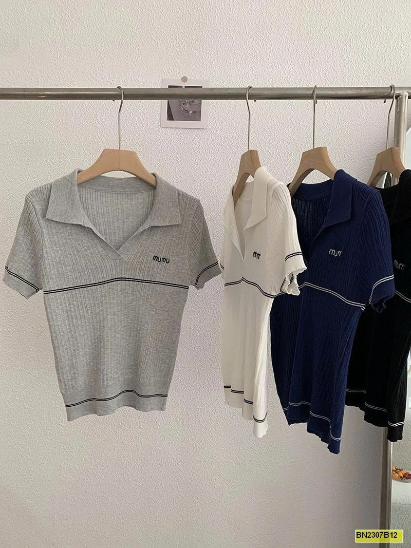 ÁO LEN THÊU CHỮ NGỰC