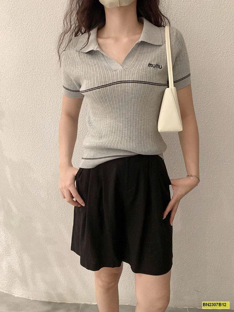 ÁO LEN THÊU CHỮ NGỰC