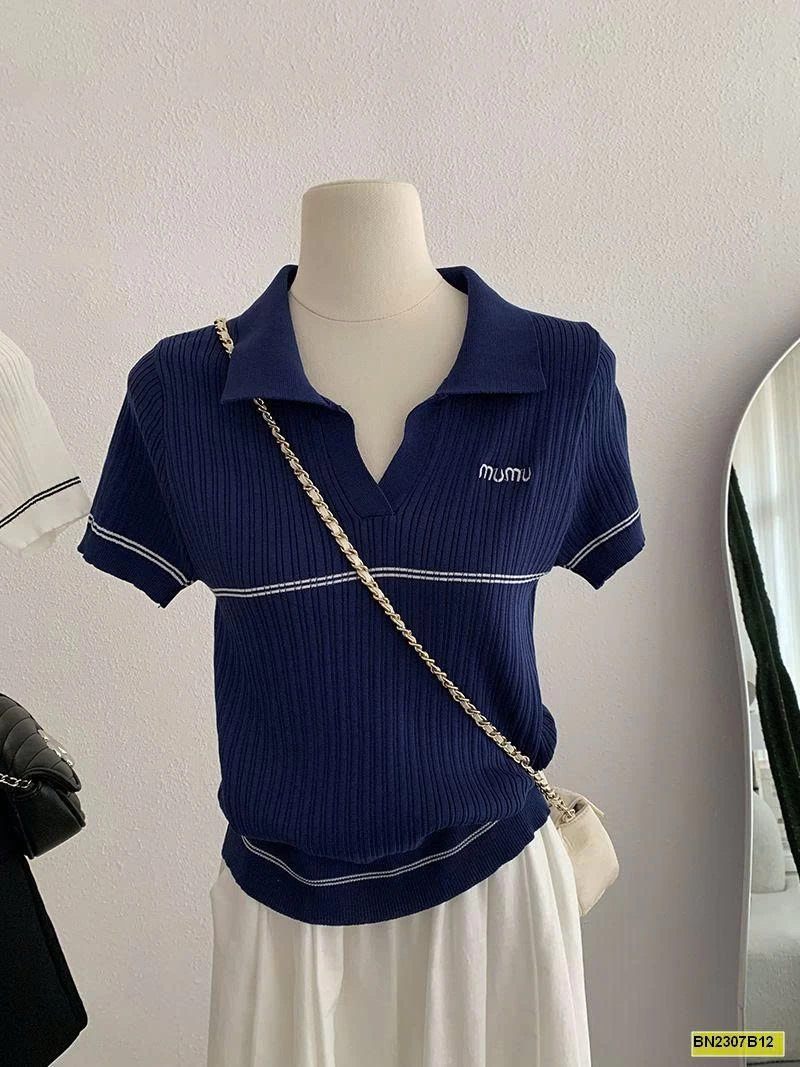 ÁO LEN THÊU CHỮ NGỰC