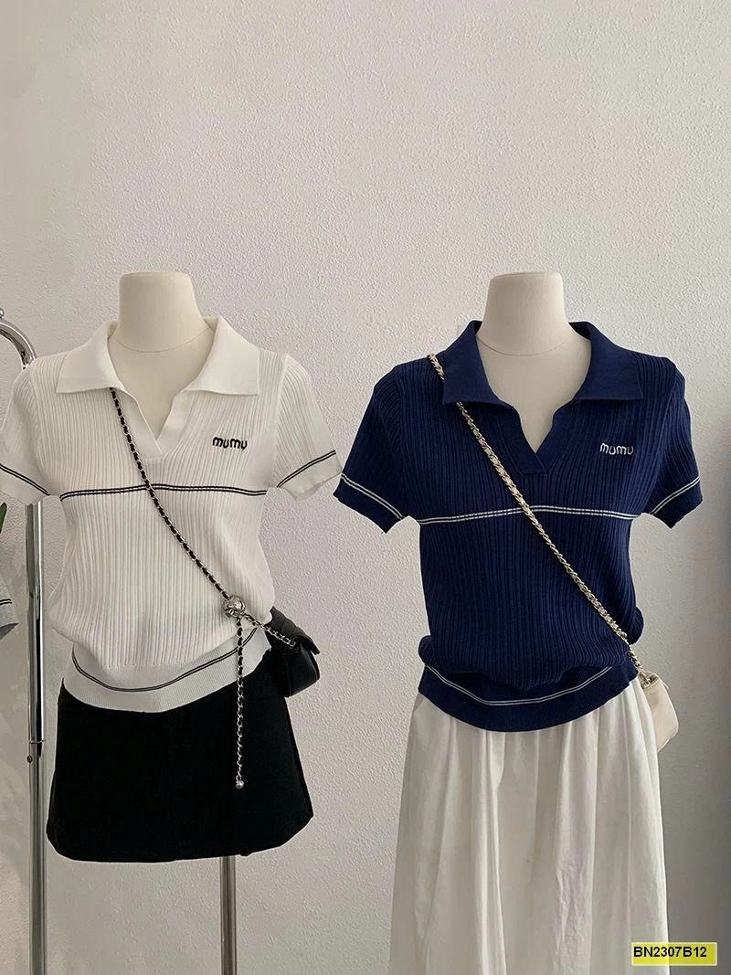 ÁO LEN THÊU CHỮ NGỰC