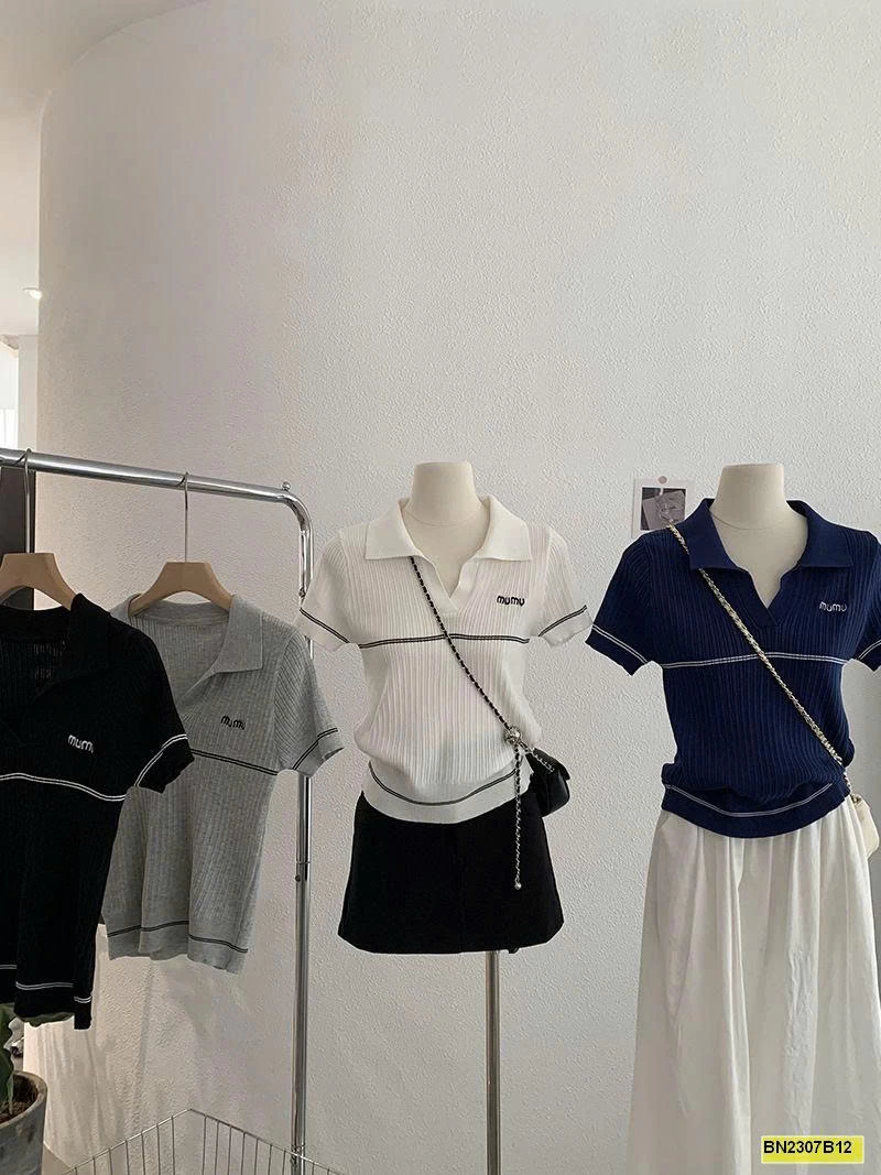 ÁO LEN THÊU CHỮ NGỰC