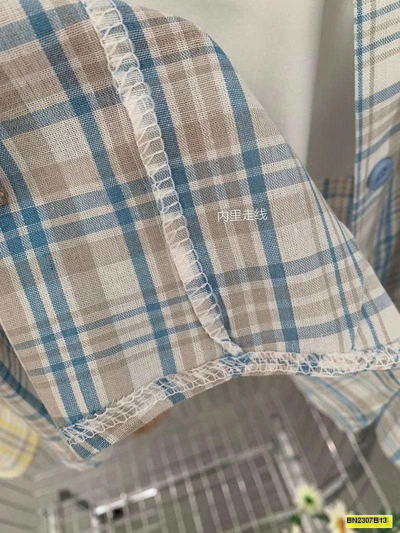 ÁO SƠ MI CARO DÁNG RỘNG