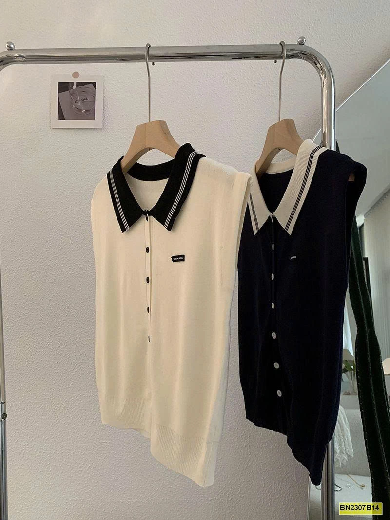 ÁO LEN SÁT NÁCH CỔ POLO