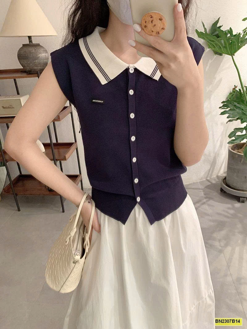 ÁO LEN SÁT NÁCH CỔ POLO