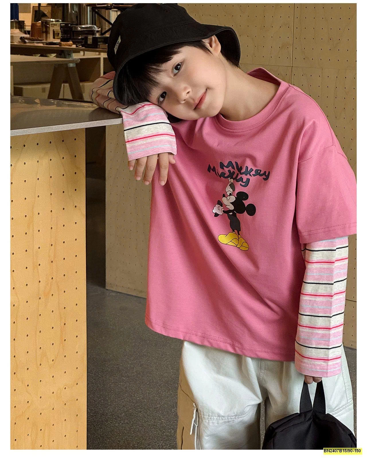 ÁO THUN TAY NỐI AOAOKIDS