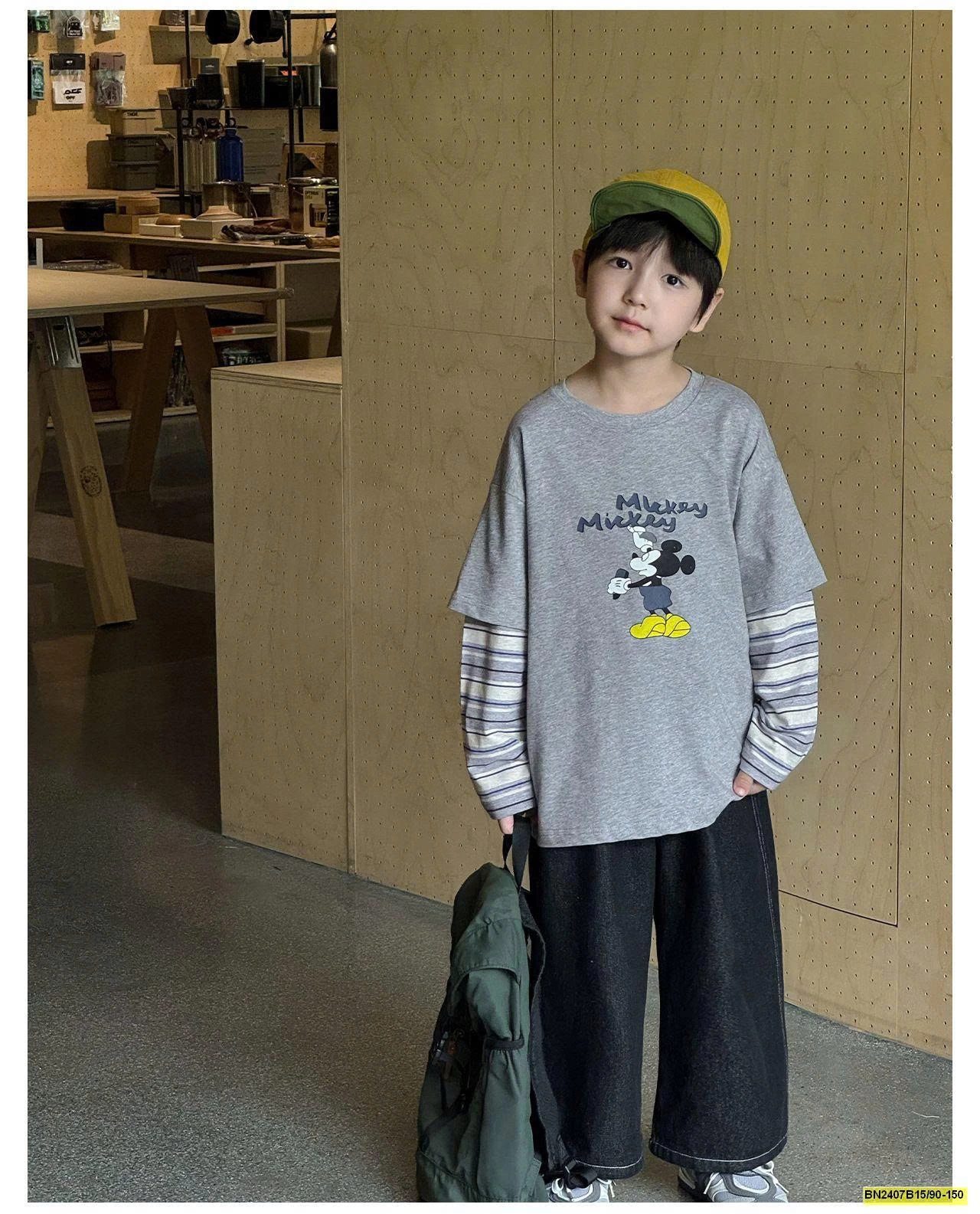 ÁO THUN TAY NỐI AOAOKIDS