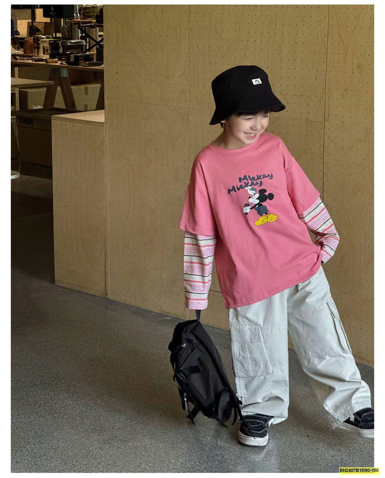 ÁO THUN TAY NỐI AOAOKIDS