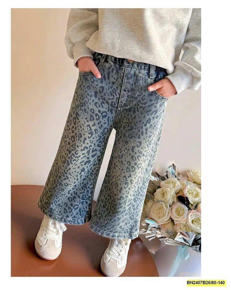 QUẦN JEAN SUÔNG DA BEO BG