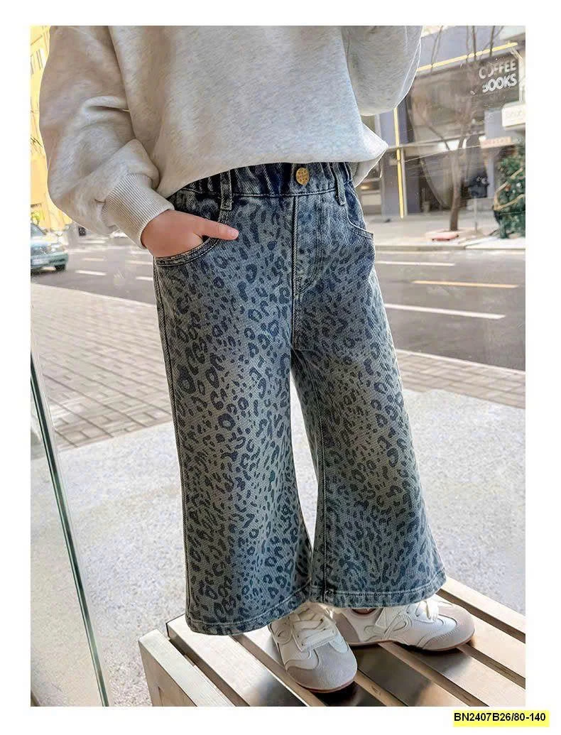 QUẦN JEAN SUÔNG DA BEO BG