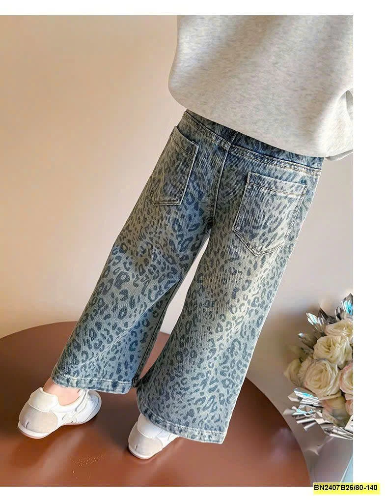 QUẦN JEAN SUÔNG DA BEO BG