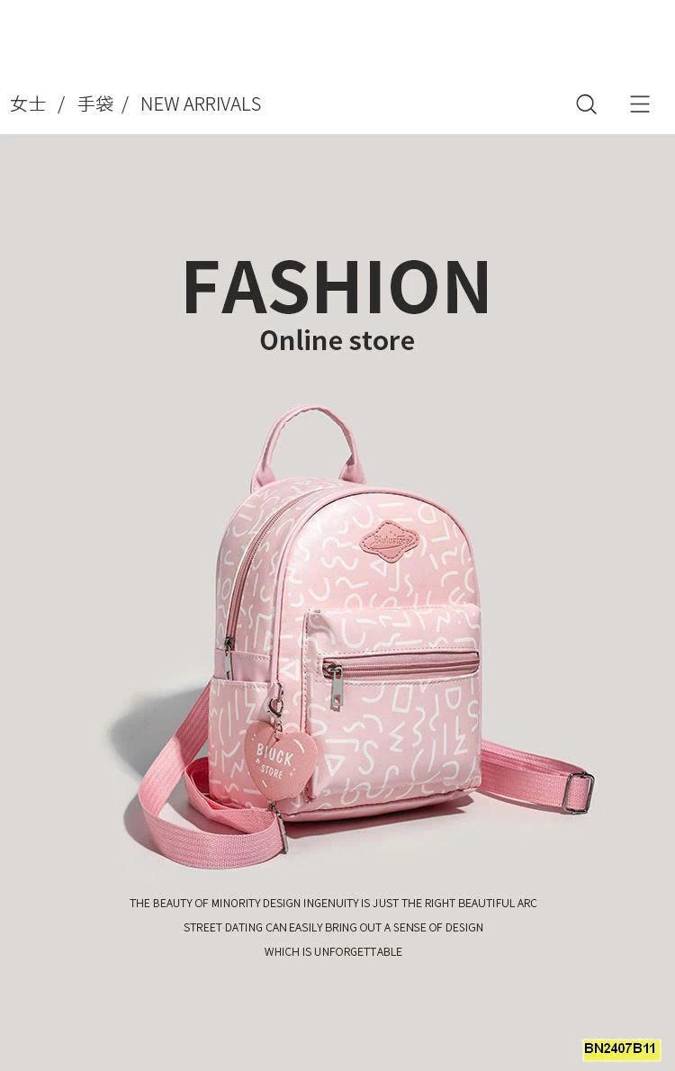 BALO HỒNG THỜI TRANG  MINI