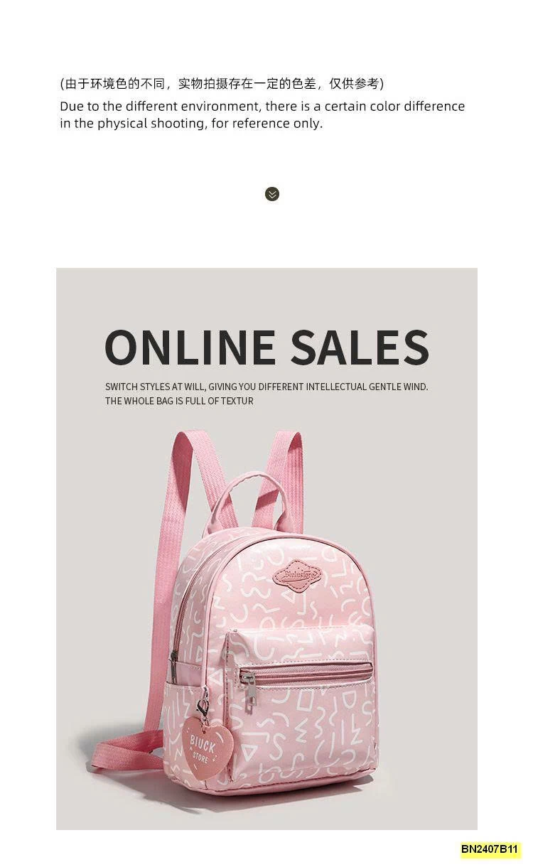 BALO HỒNG THỜI TRANG  MINI