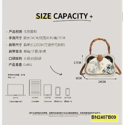 TÚI XÁCH GẤU TRÚC MINI