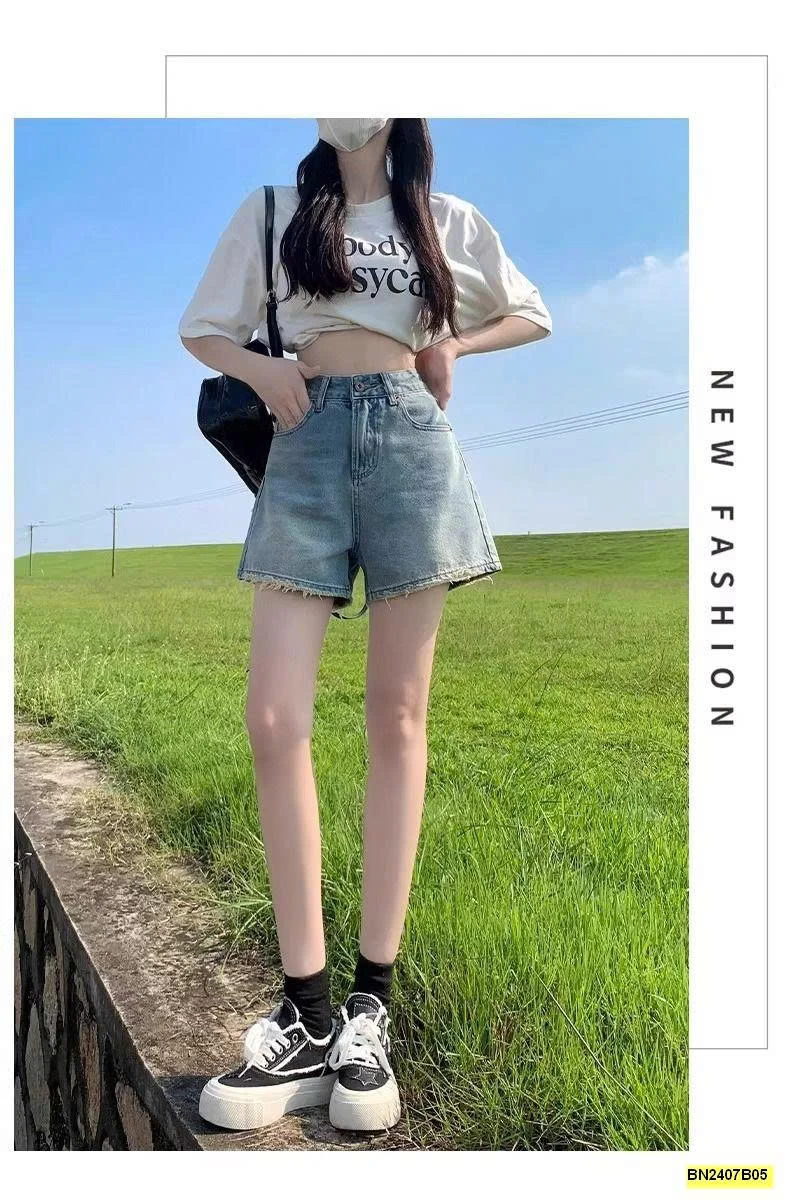 QUẦN SHORT JEAN TÚI RÁCH