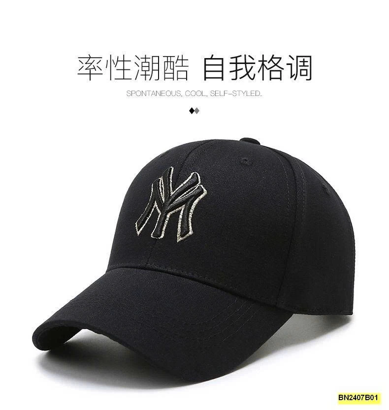 MŨ LƯỜI TRAI N.Y KHÓA KIM LOẠI