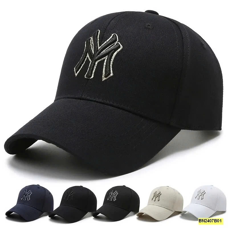 MŨ LƯỜI TRAI N.Y KHÓA KIM LOẠI